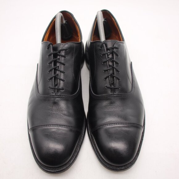 Allen Edmonds “Park Avenue” Men's Size 9 D Cap-Toe Oxfords Black